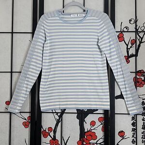 Akris Punto Saks Fifth Avenue Long Sleeve Striped Sweater